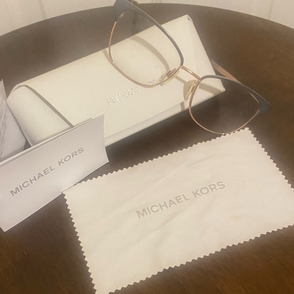 Michael Kors MK 3012 Adrianna IV Women's Eyeglasses Glasses. Gold & Grey - Picture 7 of 12